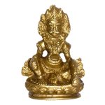 Kubera Sitting Brass | Authentic Hindu Deity Statue for Divine Blessings
