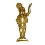 Shreenathji Brass Collectible | Divine Shreenathji Krishna Idol Symbol of Love & Prosperity