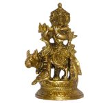 Krishna God Idol Brass | Divine Krishna Brass Idol Symbol of Love & Spiritual Joy