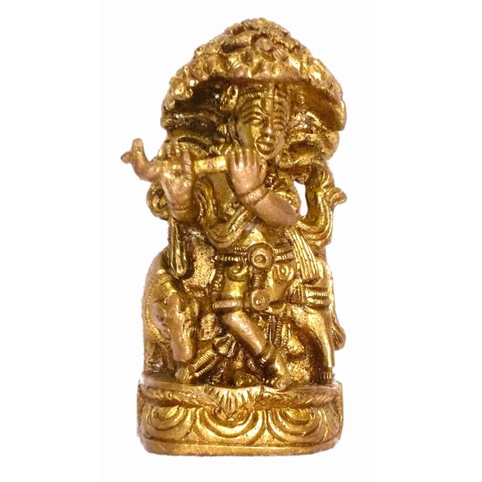 Krishna With Kadam Tree Brass Idol | Deity Idol Exclusive Collection - Image 1