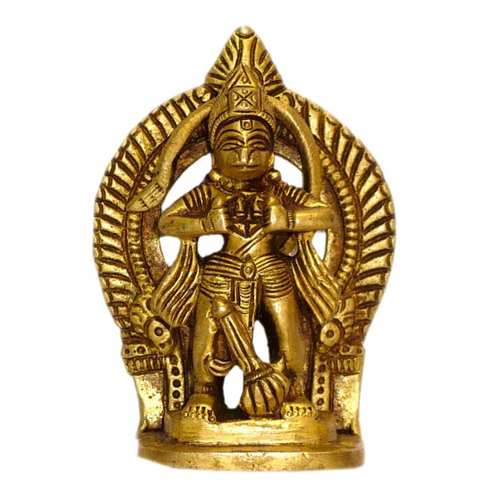 Hanuman Standing Small Kaman Brass Idol | Deity Idol Exclusive Collection - Image 1