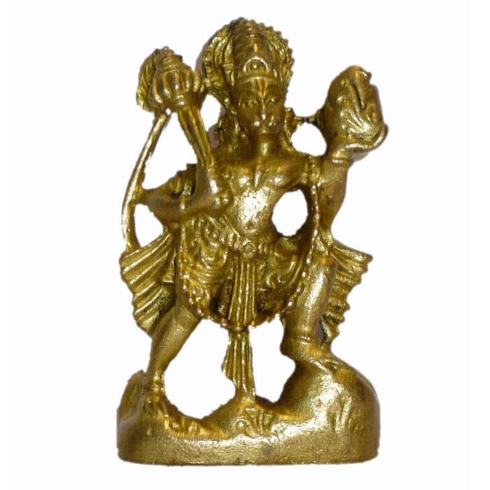 Hanuman With Mountain Brass Idol | Deity Idol Exclusive Collection - Image 1