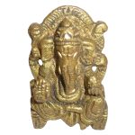 Statue Of Sitting Ganesha Brass | Symbol of Obstacle Removal Ganesha Idol Symbol of Prosperity & Success