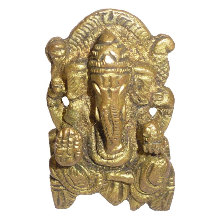 Statue Of Sitting Ganesha Brass Idol | Deity Idol Exclusive Collection - Image 1