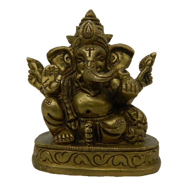 Statue Of God Ganesha Brass Idol | Deity Idol Exclusive Collection - Image 1
