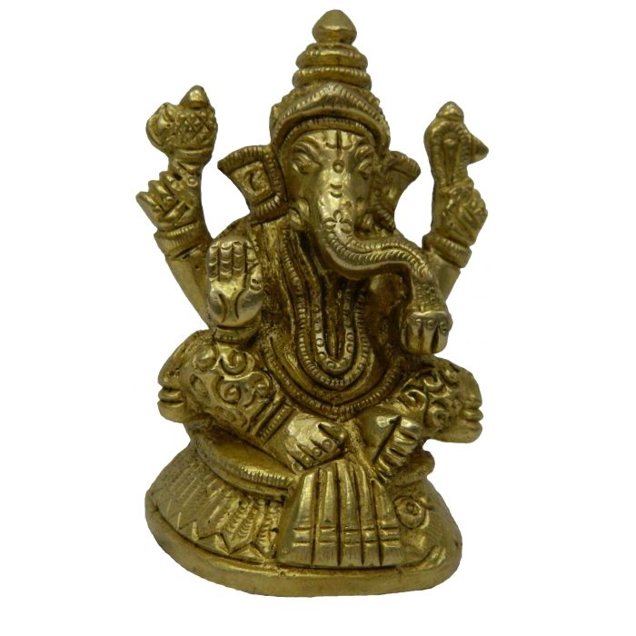 Ganesha Idol Brass Collectible  Idol | Deity Idol Exclusive Collection - Image 1