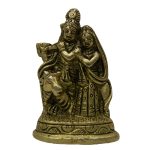 Lord Radha Krishna God Brass | Lord Krishna Idol for Divine Love & Spiritual Joy