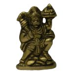 Pahad Hanuman Medium Size Brass | Authentic Hindu Deity Statue Divine Blessings Symbolism