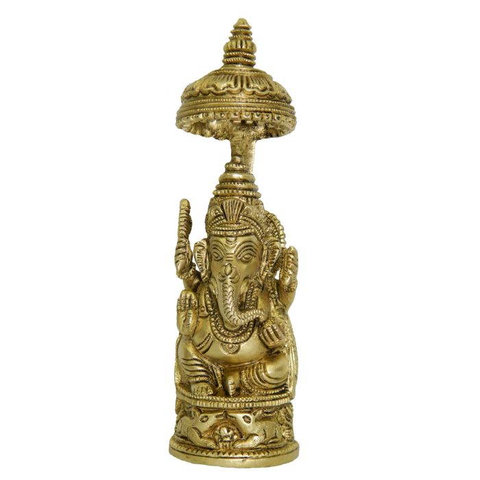 Ganesha Idol Brass Collectible  Idol | Deity Idol Exclusive Collection - Image 1