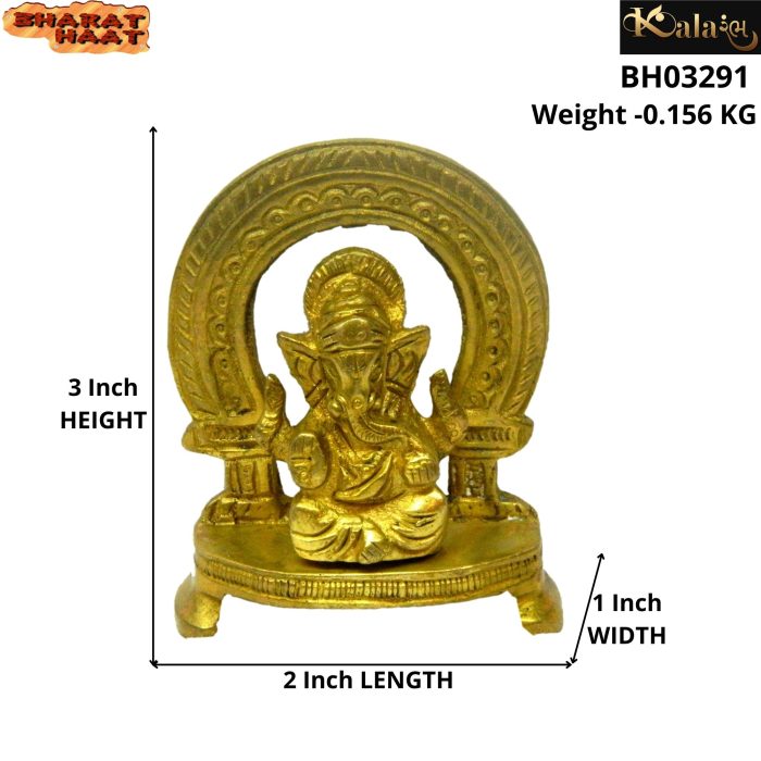 Lord Ganesha Idol Brass  Idol | Deity Idol Exclusive Collection - Image 1