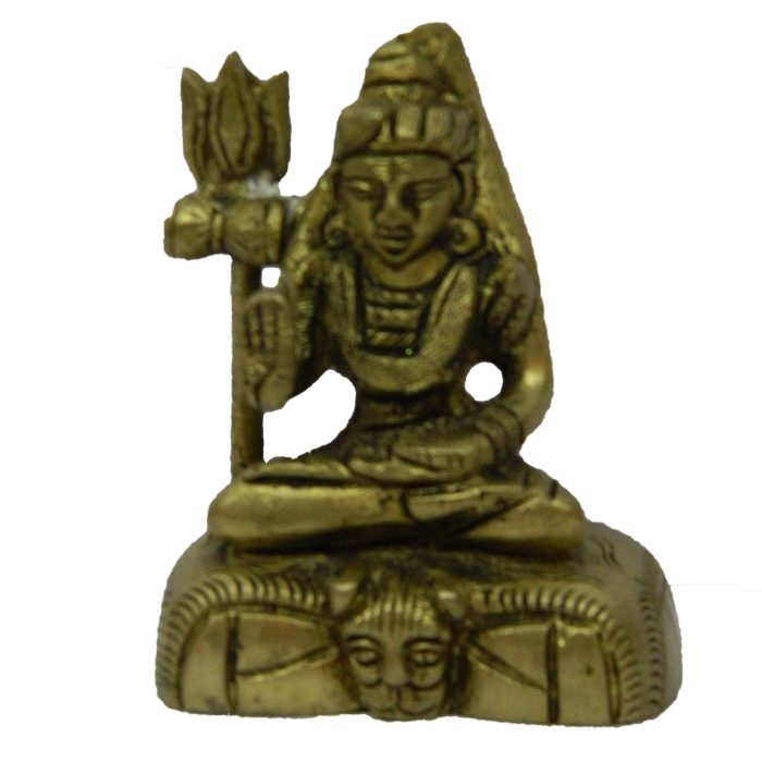 Shankar God Sitting Brass Idol | Deity Idol Exclusive Collection - Image 1