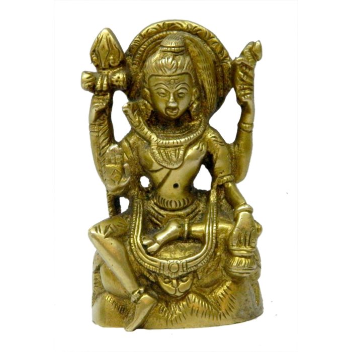 God Idol Of Shankar Sitting Brass Idol | Deity Idol Exclusive Collection - Image 1