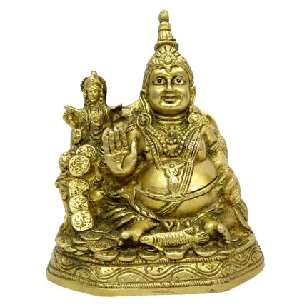 Kuber Laxmi Goddess Idol Brass Idol | Deity Idol Exclusive Collection