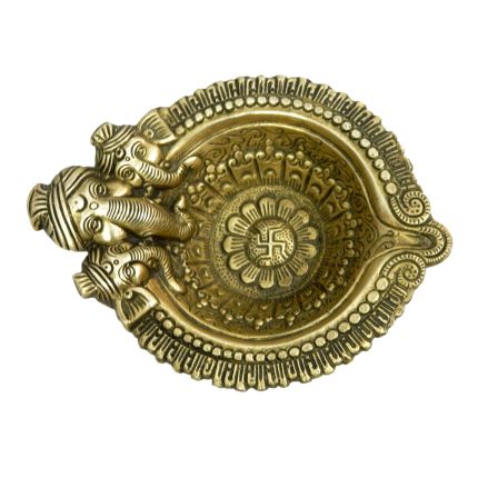 Brass Ganesh Face Divi collectible  Idol | Deity Idol Exclusive Collection