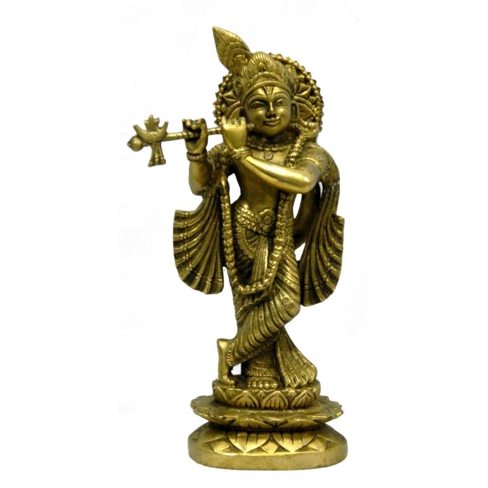 Krishna God Brass Idol | Deity Idol Exclusive Collection - Image 1