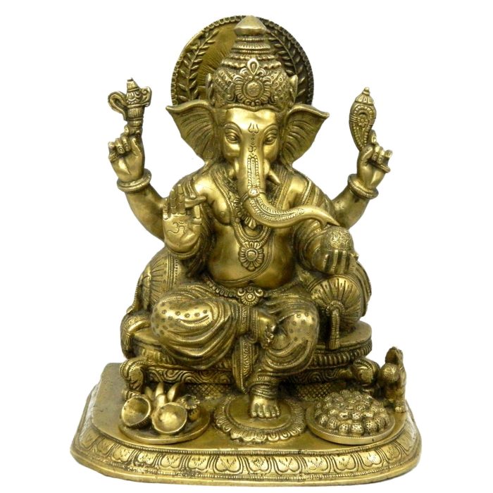 Ganesha God Brass Collectible  Idol | Deity Idol Exclusive Collection - Image 1