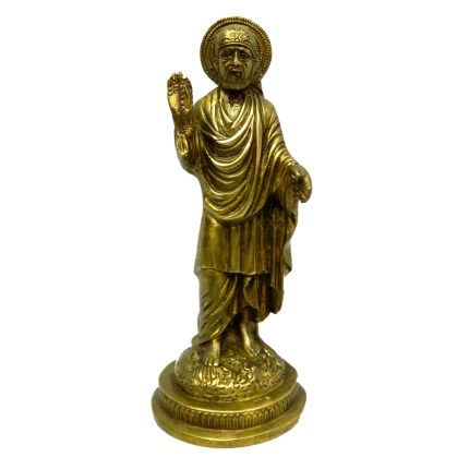 Statue Of Standing Saibaba Brass Idol | Deity Idol Exclusive Collection