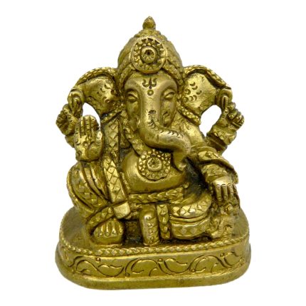 God Idol Of Sitting Ganesh Brass Idol | Deity Idol Exclusive Collection