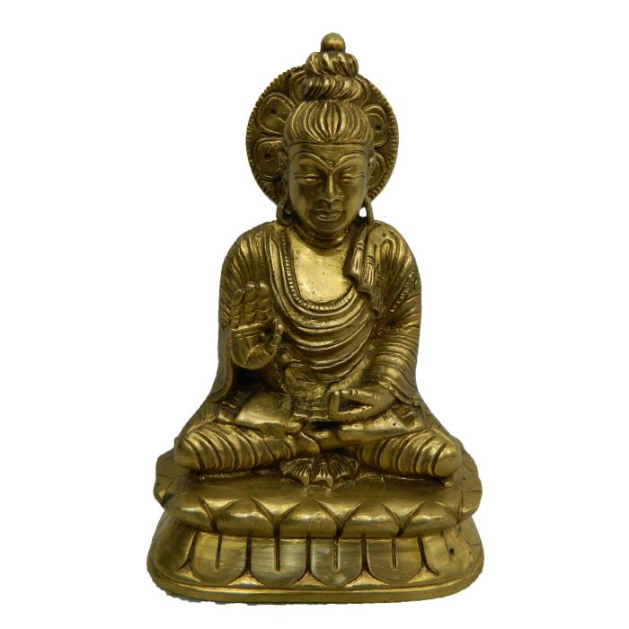 Decorative Sitting Buddha Brass Idol | Deity Idol Exclusive Collection - Image 1