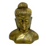 Statue Of Half Buddha Brass | Handcrafted Deity Statue for Home Temple & Divine Blessings