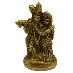 God Idol Of Radha Krishna Brass | Divine Radha Krishna for Eternal Love & Harmony