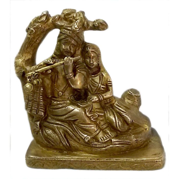 Radha Krishna God Idol Brass Idol | Deity Idol Exclusive Collection - Image 1