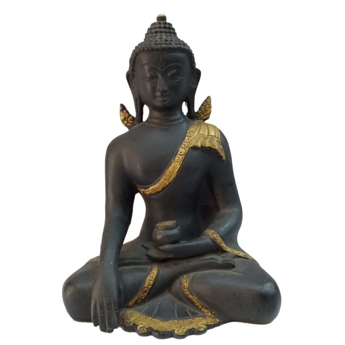 Statue Of Black Buddha Brass Idol | Deity Idol Exclusive Collection - Image 1