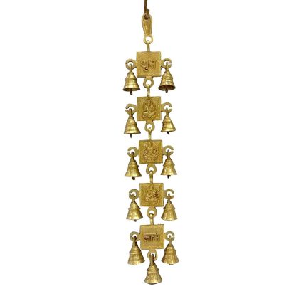 Ganesh, Laxmi & Sarswati Bell 5 step Brass  Idol | Deity Idol Exclusive Collection