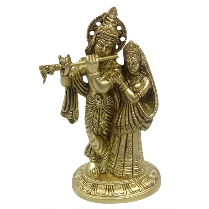Radha Krishna God Idol Statue Brass Idol | Deity Idol Exclusive Collection - Image 1