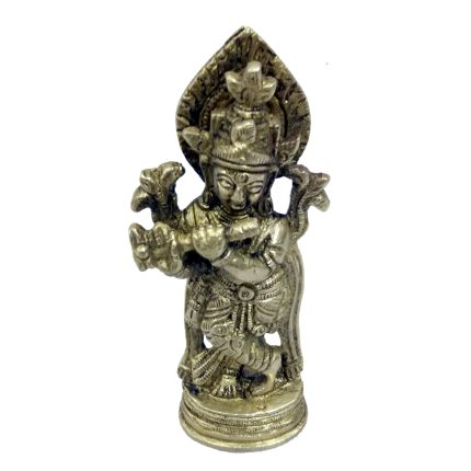 Krishna Standing Small Brass Idol | Deity Idol Exclusive Collection
