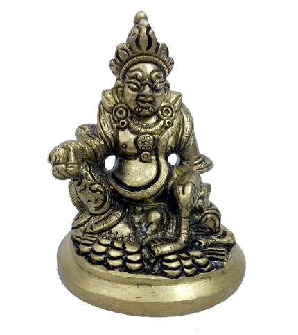 Idol Of Sitting Kuber Medium Brass  Idol | Deity Idol Exclusive Collection