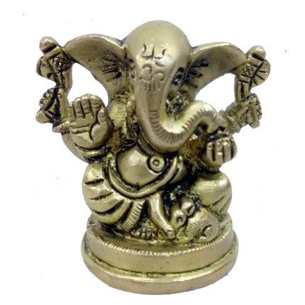 Decorative Statue Of Sitting Ganesh Brass  Idol | Deity Idol Exclusive Collection