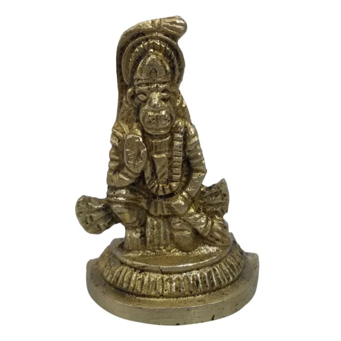 Small Hanuman God Idol Brass Idol | Deity Idol Exclusive Collection - Image 1