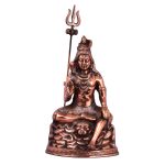 God Statue Of Shiv Black Metal | Authentic Krishna Murti Divine Love Symbolism & Spiritual Guidance