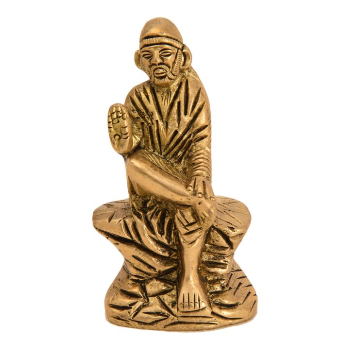 Decorative Medium Size Saibaba God Brass  Idol | Deity Idol Exclusive Collection - Image 1