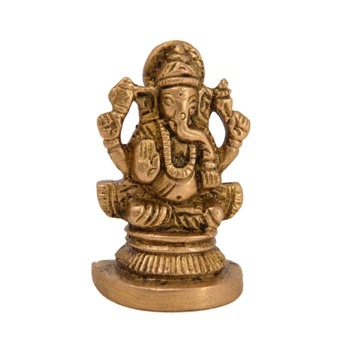 God Idol Of Ganesh Brass Idol | Deity Idol Exclusive Collection - Image 1