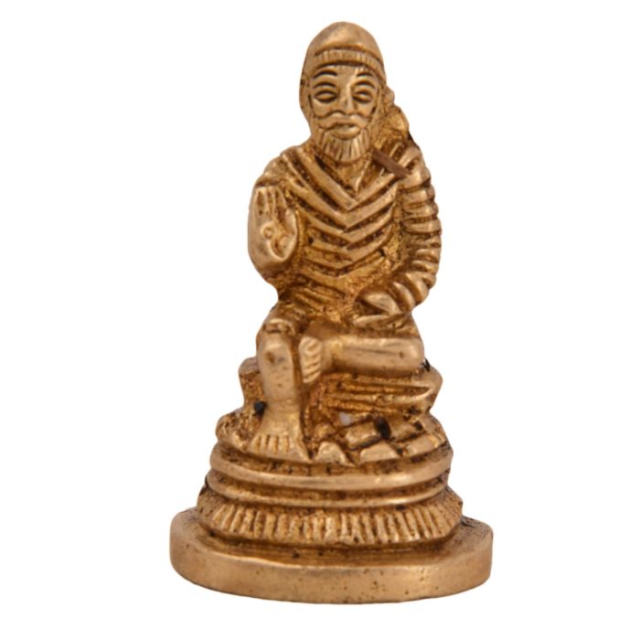 Sai Baba Small Idol Brass Idol | Deity Idol Exclusive Collection - Image 1