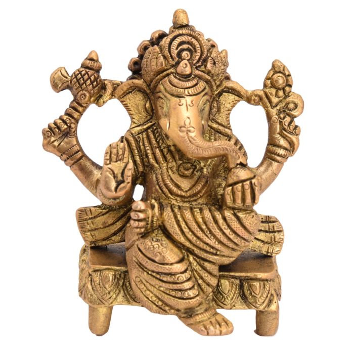 Statue Of Ganesh Idol Brass Idol | Deity Idol Exclusive Collection - Image 1