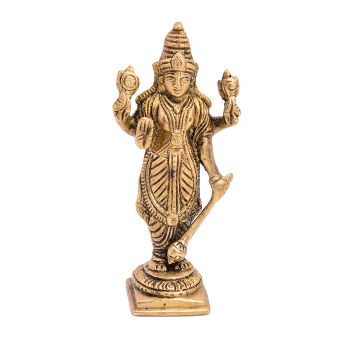 Lord Vishnu Standing Idol Brass Idol | Deity Idol Exclusive Collection - Image 1