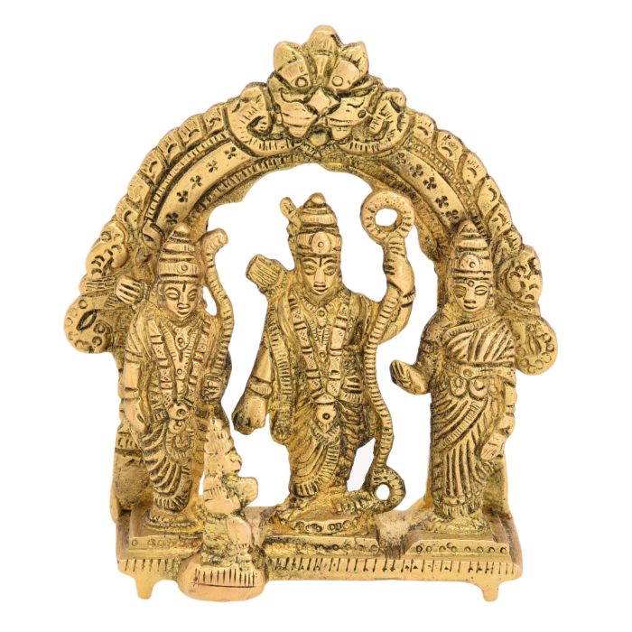 Statue Of Ram Darbar Brass Idol | Deity Idol Exclusive Collection - Image 1