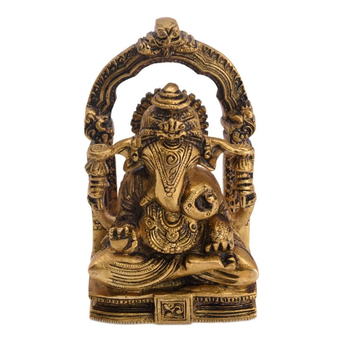 Decorative Ganesh Brass Idol | Deity Idol Exclusive Collection - Image 1