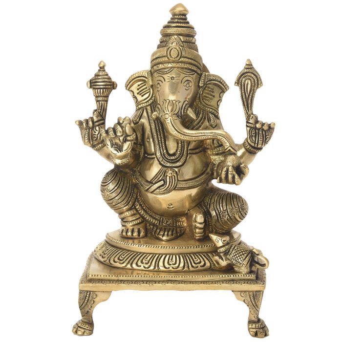 Ganesh God Idol Statue Brass Idol | Deity Idol Exclusive Collection - Image 1