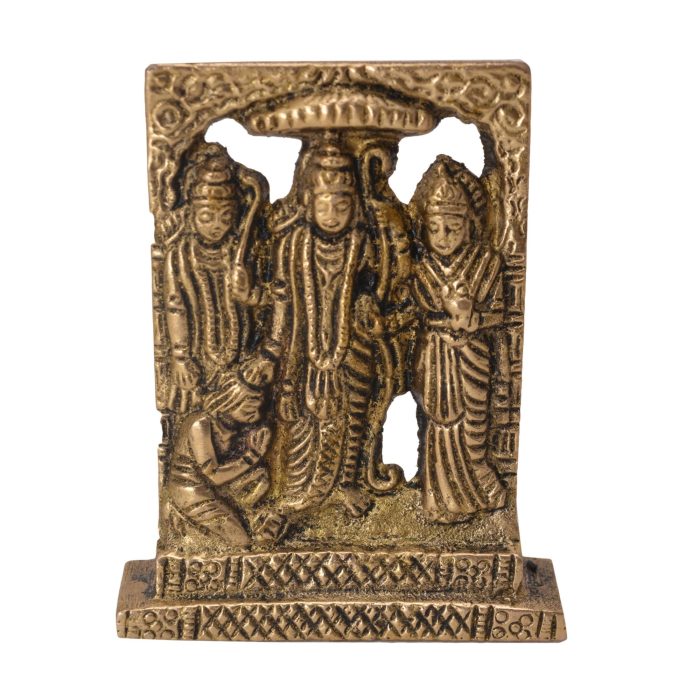 Ram Darbar Idol Rama Sita Laxman Brass  Idol | Deity Idol Exclusive Collection - Image 1