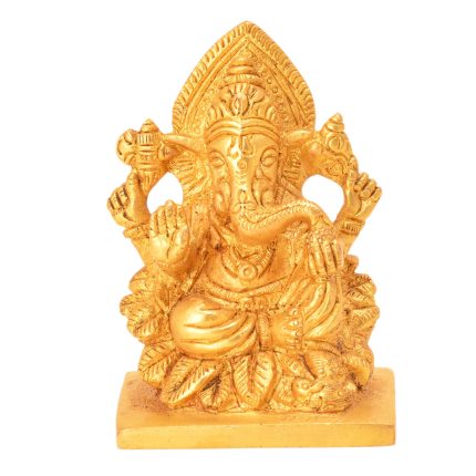 Decorative Small Idol Of Ganesh Brass  Idol | Deity Idol Exclusive Collection