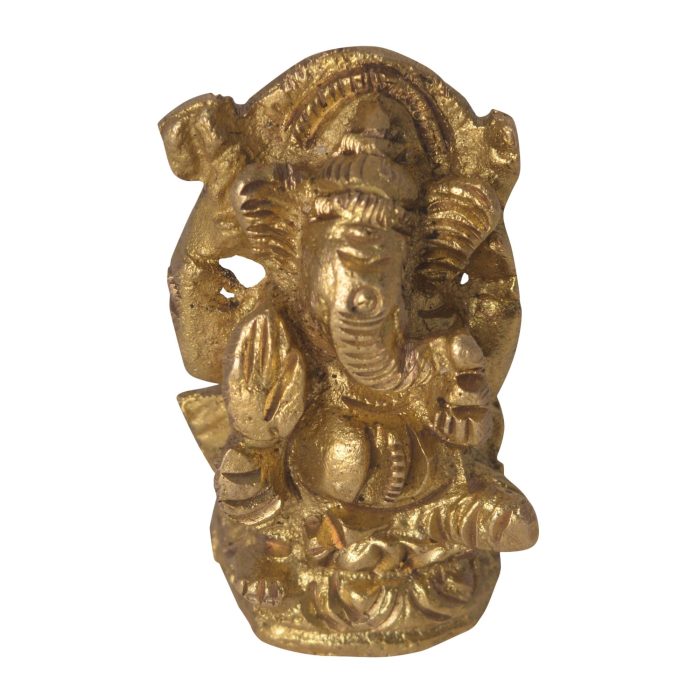 Ganesh God Idol Sitting Brass Idol | Deity Idol Exclusive Collection - Image 1