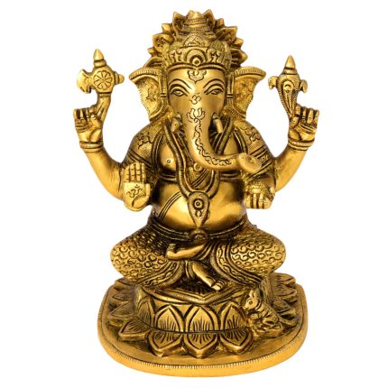 God Statue Of Ganesh Brass Idol | Deity Idol Exclusive Collection