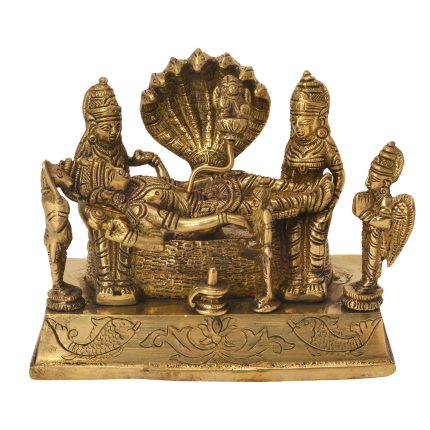 Idol Of Vishnu Pdmanath Brass Idol | Deity Idol Exclusive Collection