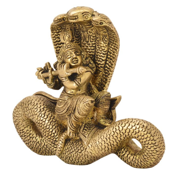 God Statue Of Krishna Idol Brass  Idol | Deity Idol Exclusive Collection - Image 1
