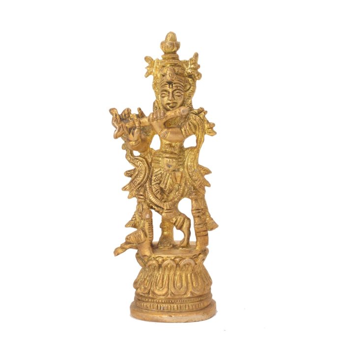 God Idol Of Krishna Brass Idol | Deity Idol Exclusive Collection - Image 1