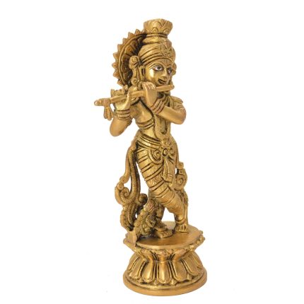 Decorative Statue Of Krishna Brass Idol | Deity Idol Exclusive Collection